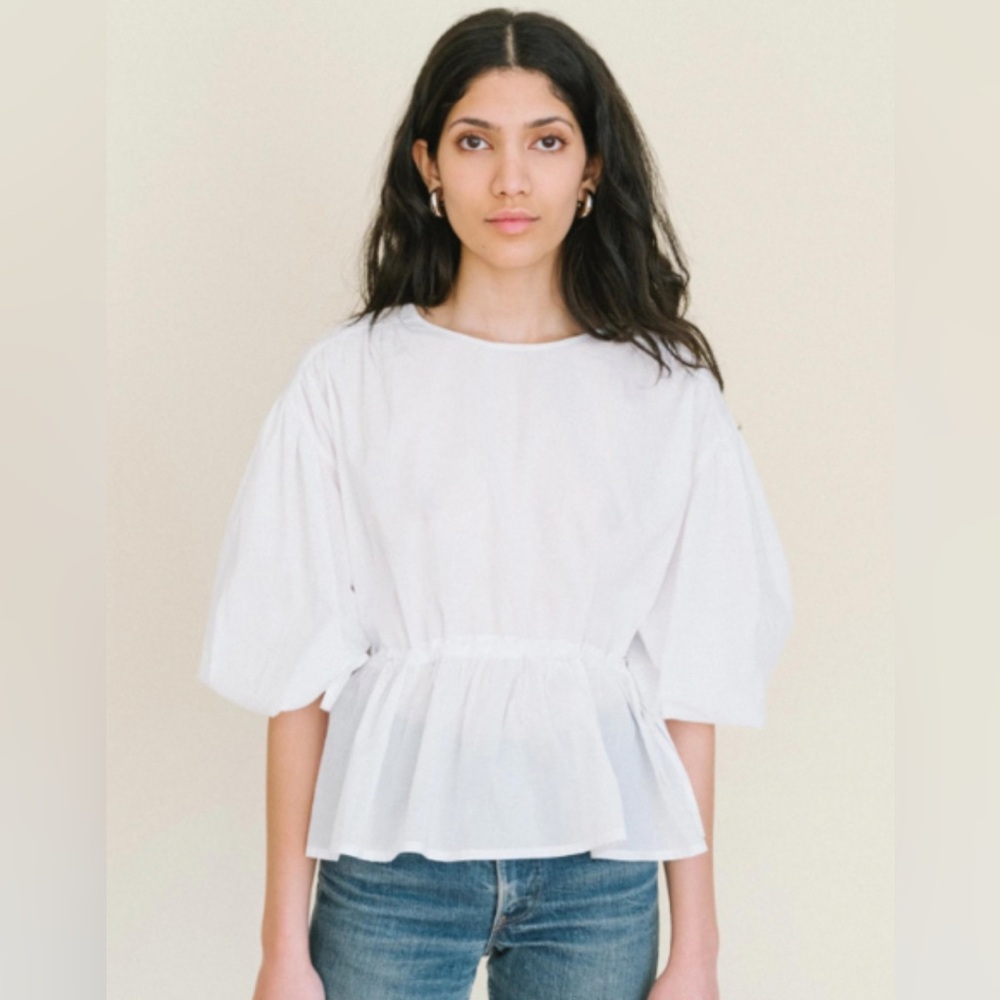 A Bronze Age Ivy Blouse - White Eyelet